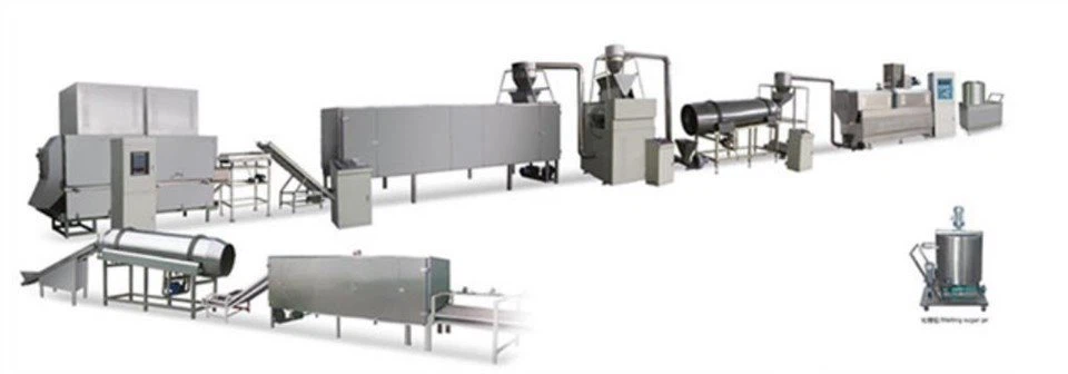 خط تولید مواد غذایی پفک ذرت