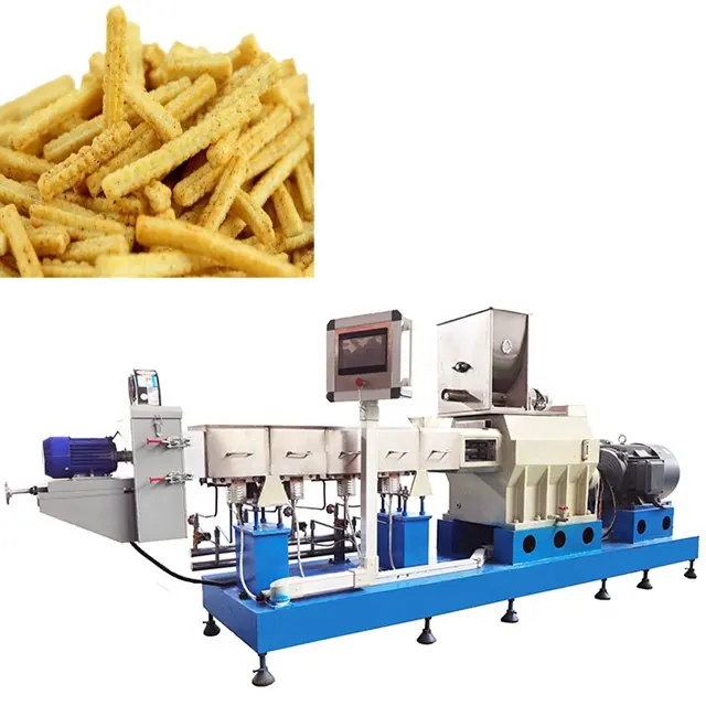 Kurkure Fryer Machine Industrial Fryer Kurkure Nik Naks Making Machine Price For Sales